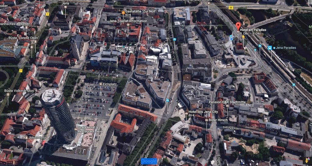 Cityhotel Jena Am Paradies Екстер'єр фото